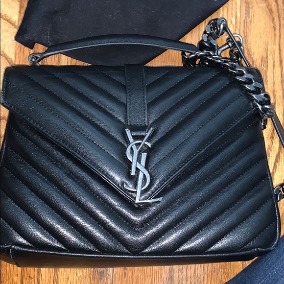 Yves Saint Laurent Handbags - YSL medium college purse